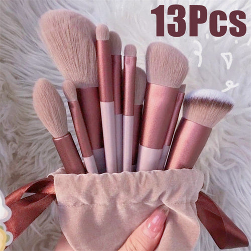 13Pcs Makeup Brush Set Make Up Concealer Brush Blush Powder Brush Eye