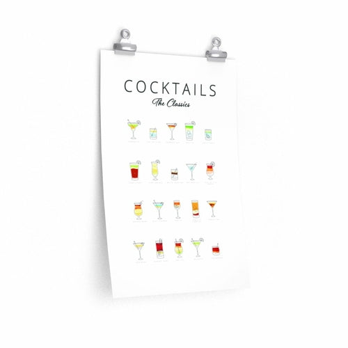 Cocktails Art Poster Decor